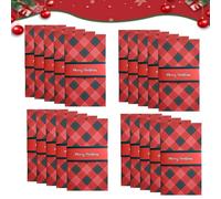 20pcs Handmade Waterfall Card Booklet, Christmas Envelope Booklet for Cash,Christ-mas Gift Cards Books Holder,Holiday Party Supplies,Xmas Gifts Card Book for Family