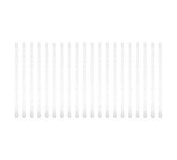 20pcs Hanger Connector Strips White Plastic Closet Organizer