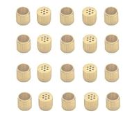20pcs Hardware Mould Parts Brass Point Hole Core Box Vent, Height 5mm/ 0.2inch,Round Ventilation Granules Mould, Eyelet Ventilation Valve,Honeycomb Type Air Release Vent (Diameter 6mm/0.24inch)