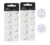 20pcs Hearing Aid Accessories, 6mm/0.23Inch Hearing Aid Domes, Dual Ventilation Soft Silicone Ear Tips, Hearing Aid Accessories for Minifit