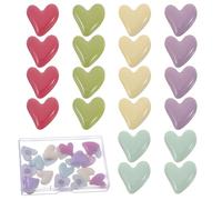 20PCS Heart Fridge Magnets, Cute Love Heart Refrigerator Magnets, Colorful Hearts Magnet for Whiteboard, Refrigerator, Cabinet, Locker, Love Decorative Magnet for Home, Classroom, Kitchen, Office