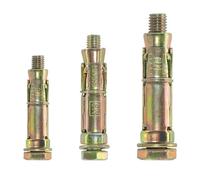 20pcs Heavy Duty Anchor Bolts, M6 M8 M10 Expansion Bolts Concrete Screws, Wall Fixings Plugs, Wall Anchors for Brick Masonry, Drywall (Mixed)