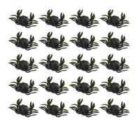 20PCS High Simulation Crabs Shape Colorful Color Soft Baits for Fishing Flexible Silicone with Colorful Color Soft Baits