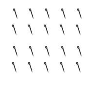 20Pcs High Strength Baits Needle Spikes Set Fishing Hook Metal for Carps Fishing with Barbed Hook Metal