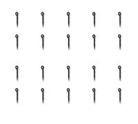 20Pcs High Strength Baits Needle Spikes Set Fishing Hook Metal For Carps Fishing With Barbed Hook Metal Baits