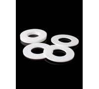 20pcs High-Temperature PTFE Flat Washer Gasket for Flange Pressure Gauge, Inner Diameter 31.5-60mm, Durable Sealing(32x40x1.5mm)