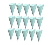 20Pcs Hollow Confetti Holders Paper Petal Cones for Wedding Easy to Fold and Personalize for Classic and Vintage Themes