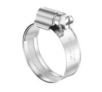 20pcs Hose Clamp 304 Stainless Steel Adjustable Worm Gear Drive Clamps 8-70mm Air Water Pipes Fastener Fuel Tube Pipe(20pcs 20-32mm)