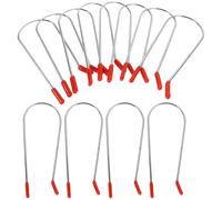 20pcs Hot Curler Replacement Clips 304 Stainless Steel Red Hair Roller