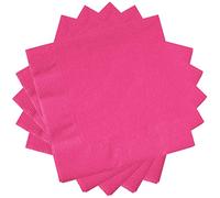 20Pcs Hot Pink Party Paper Napkins,Rose Pink Serveittes Party Tableware Decor Rose Red Paper Napkin Rose Pink Napkins for Kids Adults Rosepink Birthday PartySupplies Table Decorations