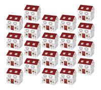 20pcs House Shaped Gift Boxes for Candy and Biscuits White Cardboard | Nordic Style, Simple Elegant Design, Creative Look, Suitable for Gifting Purposes and Personal Enjoyment