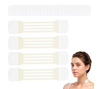 20PCS Instant Neck Tapes with 4 Elastic Bands - Invisible Neck Lifting Strips - High Elastic PET Tape for a Smoother Appearance - Discreet Temporary Lift for Face & Jawline