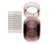 20pcs Invisible Elastic Edge Mesh Hair Net and 50 U Shape Pin Food Service Ballet Pans Sleep and Wig Pannet Invisible Elastic Edge Mesh and U-Shaped Tweezers