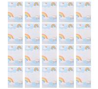 20pcs Invitation Cards for Birthday Party Blue Paper | Warm Message Fields, Simple Lovely Pattern, Teachers and Use, Gift Tagging for Parties