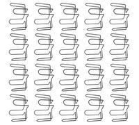 20Pcs Iron Coasters Organizers Thick Metal Storage Rack Cup Mat Stand for Both Round and Square for Both Round and Square