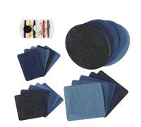 20Pcs Iron-on Jeans Patches with Sewing Repair Set for Clothing Strong Adhesive Jeans Iron-on Clothes Jean