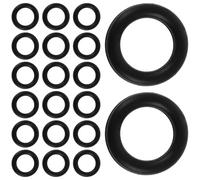 20pcs Jack Seal Replacement O Ring for Floor Jack Repair Parts | Black Rubber Maintenance Part, Leak Prevention, Convenient Replacement, Trolley Jack Parts, 2t 3t Use