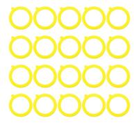20Pcs Jar Sealing Rings Silicone Replacement Gaskets Leakproof Seal Rings For Regular Mouth Canning Jar Airtight Silicone Replacement Gaskets