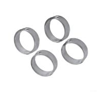 20pcs Joystick Protective Rings for PS5 for xbox Switch Pro - Anti-Wear Silicone Thumb Covers for Gaming Controllers - Precision Fit Elastic Ring Guard - Black White Transparent - 2x2x1cm(transparent)