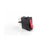 20PCS KCD1-110 Thin Flat Boat Switch 2-pin 2-speed Red Black 6A250V9.5 * 21MM Instrument Small Switch IDGTTLDF(Red)