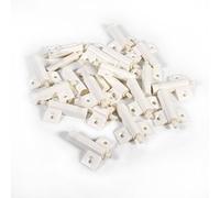 20Pcs Kitchen Cabinet Door Stop, Soft Quiet Close Door Closer Damper Buffer Cabinet Catches, Furniture Door Dampers, Cupboard Door Stop for Anti Collision Cupboard(White)