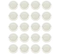20Pcs Kitchen Outlet Cover Child Safety Electrical Power Socket Protectors European Standard Essential for Home Dustproof European Socket Caps