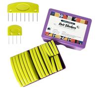 20Pcs Knit Blockers Pins Kit, Knit Blocking Combs for Crochet Knitting Blocking Board Mats, Crochet Blocking Pins for Crochet Projects Sewing Lace Needlework Projects Tool (Yellow)