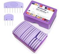 20Pcs Knit Blockers Pins Kit, Knit Blocking Combs for Crochet Knitting Blocking Board Mats, Crochet Blocking Pins for Crochet Projects Sewing Lace Needlework Projects Tool (Purple)