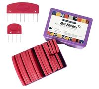 20Pcs Knit Blockers Pins Kit, Knit Blocking Combs for Crochet Knitting Blocking Board Mats, Crochet Blocking Pins for Crochet Projects Sewing Lace Needlework Projects Tool (Red)