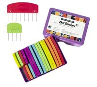 20Pcs Knit Blockers Pins Kit, Knit Blocking Combs for Crochet Knitting Blocking Board Mats, Crochet Blocking Pins for Crochet Projects Sewing Lace Needlework Projects Tool (Rainbow)