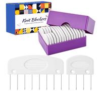20Pcs Knit Blocking Pins Kit, Knit Blocking Combs, Knit Blockers Pins Kit, Blocking Pins for Knitting & Crochet Projects, Crochet Blocking Pins, Knit Blocking Pins for Blocking Mats