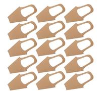20pcs Kraft Paper Flower Bouquet Bag with Handle, Brown Gift Carrier | Friendly Packaging, Elegant Look for Single Stem Bouquets, Women and Gift Givers, Transit Protection