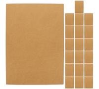 20pcs Kraft Paper Presentation Folders Durable Document Organizers for Office School Business and Study Wear Resistant File Storage Solutions