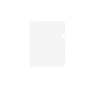 20Pcs L Shape Clear A4 Plastic Wallets Document Sleeve Folder Transparent/Yellow/Blue/Green/Purple/Red Pocket File for Placing Documents, Sorting and Filing