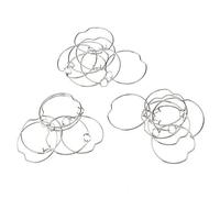 20pcs Lamp Retaining Spring Clip Bulb Holder Ring For 50mm MR16 GU10 Spot Light Downlight
