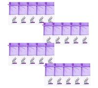 20PCS Lavender Sachets With Dried Purple Flowers for Closet and Drawer Freshening