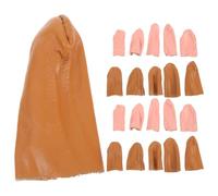 20pcs Leather Finger Protector Thimble for Needle Felting and Crafts