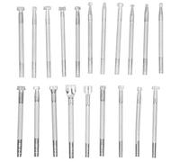 20Pcs Leather Stamp Punch Set, Leather Craft Tools, Stamping Carving Pattern Making Kit with Zinc Alloy Embossing, DIY Leathercraft Tool for Beginners and Professionals