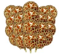 20Pcs Leopard Print Balloons, 18Inch Animal Print Party Decorations, Birthday Balloons, Leopard Print Party Decorations, Animal Print Balloons For Various Celebrations