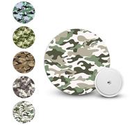 20Pcs Libre 2 Plus Sensor Covers Waterproof & Breathable,Latex-Free to Hypoallergenic, Camo Prints CGM Adhesive Patches Without Hole, 15 Days Lasting-Stay