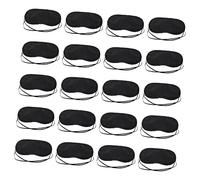 20Pcs Lightweight Polyester Eye Protectors Skin Friendly Blinder for Travel Home Office Comfortable Light Blocking Sleep Masks for Uninterrupted Sleep