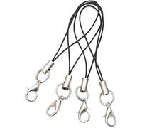20Pcs Lobster Clasp Cords Lanyard, Lanyard Strap, Nylon Wrist Coiled Strap Cell Phone Key String, Keychain Holder Ropes for USB Flash Drive, Handmade Jewelry Accessories