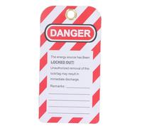 20PCS Lockout Tagout, Lockout Tagout Lockout Tagout 75 X 145mm PVC Danger Tear Water Resistant Cardstock for Lock Out Tag Out Equipment Repair