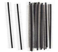 20PCS Long Pins 40 Pin Breakaway Headers 2.54mm Pin Headers Breakaway PCB Board Pins Header Male and Female Header Socket for Prototype