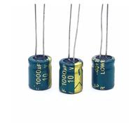 20Pcs/lot 10V 1000Uf Lage Esr/Impedantie Hoge Frequentie Aluminium Elektrolytische Condensator Maat 8X9 1000Uf 10V 1000Uf 20%