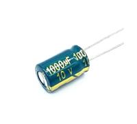 20pcs/lot 10v 1000UF Low/Impedance high frequency aluminum electrolytic capacitor size 8X10 1000UF 10v 1000uf 20% diy supplies
