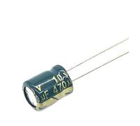 20pcs/lot 10v 470UF Low/Impedance high frequency aluminum electrolytic capacitor size 6X7 470UF 20% CZAOINCU