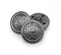 20pcs/lot 15/18/20/23/25mm Vintage Copper Metal Buttons Garment Overcoat Sewing Accessories Buttons for Clothing Crafts DIY