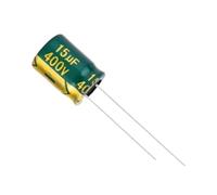 20pcs/lot 15UF High Frequency Low Impedance 400V 15UF Aluminum Electrolytic Capacitor
