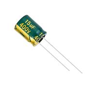 20pcs/lot 15UF High Frequency Low Impedance 400V 15UF Aluminum Electrolytic Capacitor Only 20% Electronic devices